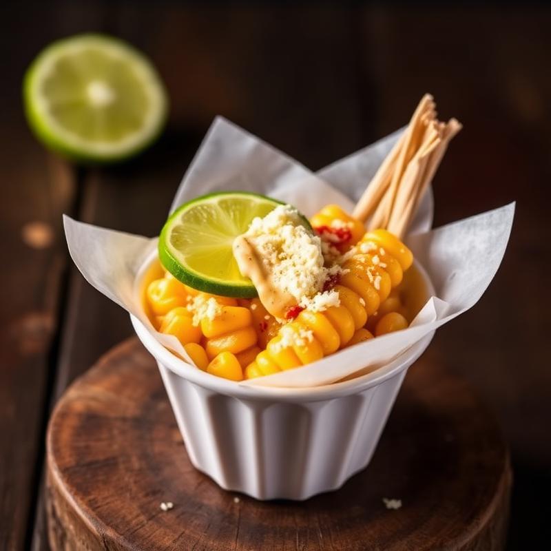 Elotes en Vaso